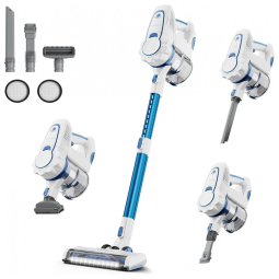 ORFELD V20 Aspirador de Pó Multifuncional sem Fio com Acessórios Ideal para Pets, 110V, 150W, Azul