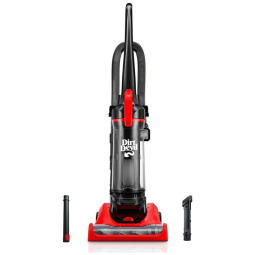 Aspirador de Pó com Fio sem Saco Ideal para Carpetes e Pisos Duros, 4 Níveis de Altura, 110V 600W, Dirt Devil UD76200V, Vermelho