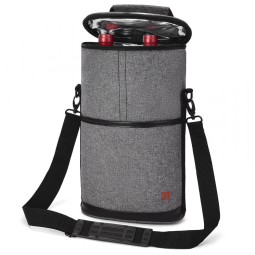 Bolsa Térmica Para Transporte de Vinhos até 2 Garrafas, ALLCAMP OUTDOOR GEAR, Cinza
