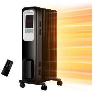 Aquecedor Elétrico 1500W Controle Remoto, 110v, AIKOPER NY1507 17QR, Preto