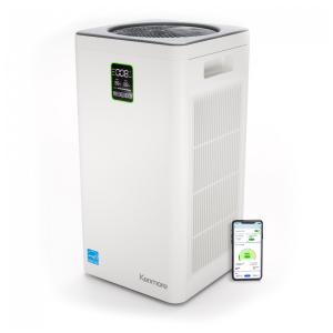 Purificador de Ar Kenmore PM4030 com Filtro True HEPA H13, Cobertura de até 213 metros quadrados, Silencioso 24dB, Filtragem HEPA 3 Estágios