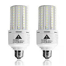 ZP Lâmpada LED 400W 6250 Lumens 5000K Branca com Base E26, E27, 2 Unidades