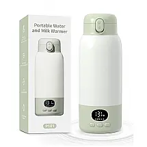 Aquecedor de Mamadeira Portátil 17oz Lxlu para Viagem, Aquecimento Rápido para Leite Materno e Fórmula, Ideal para Passeios com Bebês em