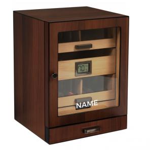 Umidor de Luxo Luca com Cedro Espesso, Controle de Umidade e Higrômetro Digital - Marca CASE ELEGANCE