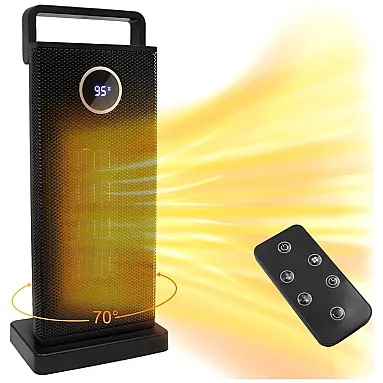 Aquecedor Elétrico Portátil com Termostato,