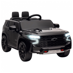 Carro Elétrico Infantil Aosom Licensed Chevrolet Tahoe, Bateria 12V 7AH, Controle Remoto para Pais, Luzes LED, Música, Suspensão