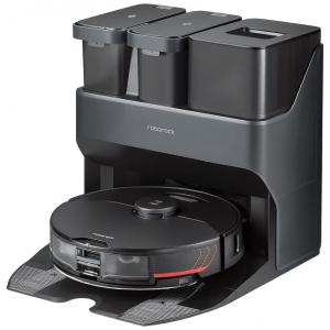 Aspirador de Pó Robô Roborock S7 com Conexão via APP WI FI, Auto Carregamento e Mapeamento Multinível, 110V, Preto