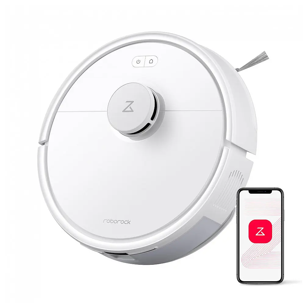 Robô Aspirador Roborock Q7 L5 com Mop 8000Pa LiDAR Branco Sistema Anti-Emaranhamento