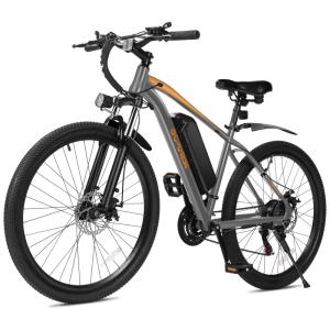 Bicicleta Elétrica Apex para Adultos, Mountain Bike Elétrica de 26 Polegadas com Pico de 1000W, Velocidade Máxima de 35km/h