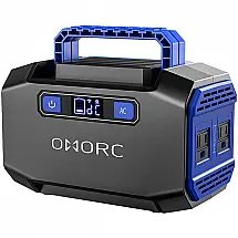 OMORC Estação de Energia Portátil 167W Saída AC 110V DC 12V e USB Luz LED Silencioso Fones Bluetooth