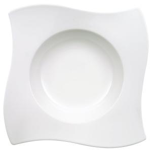 Prato para Massa ou Sopa de 28 cm, Elegância e Praticidade em Sua Mesa com Formato Redondo e Material de Porcelana, Villeroy Boch, Branco