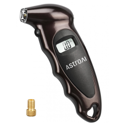 Calibrador Digital de Pressão de Pneus AstroAI com Bateria AAA Substituível, 150 PSI 4 Configurações para Carro, Caminhão, Bicicleta