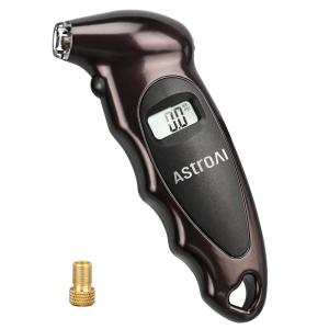 Calibrador Digital de Pressão de Pneus AstroAI com Bateria AAA Substituível, 150 PSI 4 Configurações para Carro, Caminhão, Bicicleta