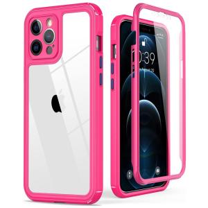 Capinha Compatível com iPhone 12 pro Max a Prova d com Vidro Temperado, KEYSTAR, Rosa
