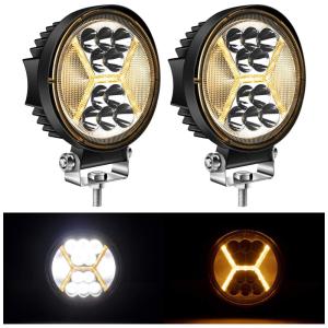 Farol de Milha LED Off Road 2457 Lúmens 117W Alumínio Fundido à Prova Dágua e Poeira