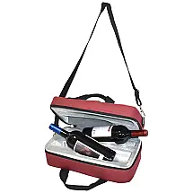 WITIS Bolsa Térmica Para Transporte de Vinhos até 2 Garrafas, KARRIAGE MATE JW591916DBBg, Vermelho