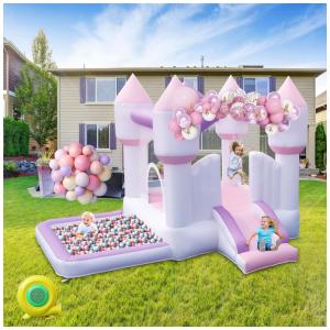 Casa Inflável para Crianças com Tobogã e Piscina de Bolinhas - Diversão Garantida para Festas de Aniversário, Casamentos e Atividades ao Ar