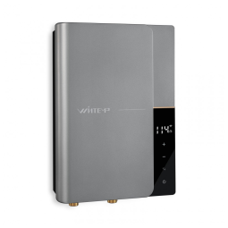 Aquecedor de Água Elétrico Tankless WINTEMP WN08 Cinza, 8 kW, 240V, Display LED, até 1,9 GPM