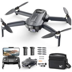 Drone com Câmera 4K para Adultos, GPS RC Quadcopter FPV Dobrável, Transmissão Wi-Fi 5G, Retorno Automático e 50 Minutos de Voo, WeFone