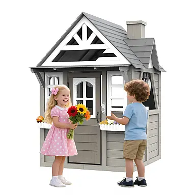 Casinha Infantil de Madeira para