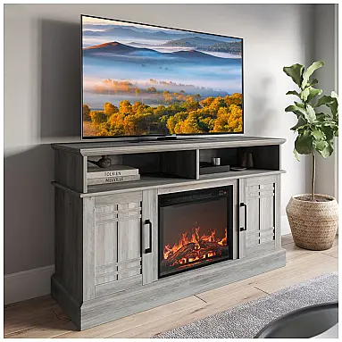Lareira Elétrica BELLEZE 119x40x73cm 1400W