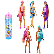 Boneca Barbie Revelação de Cores com 6 Surpresas e Impressão Patchwork, Barbie