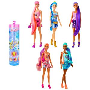 Boneca Barbie Revelação de Cores com 6 Surpresas e Impressão Patchwork, Barbie