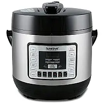 NUWAVE Nuwave Panela de Pressão Elétrica Multifuncional 5L, 11 Definições, Painel Digital, Aço Inoxidável, 1800W, 110V, Preto
