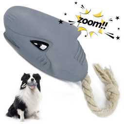 Brinquedo Mordedor Barulhento para Cachorros Porte Médio e Grande, UNITICBER, Azul