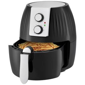 Fritadeira Elétrica AirFryer Antarctic Star 5L com Temperatura Ajustável, 1300W 110V, Preta