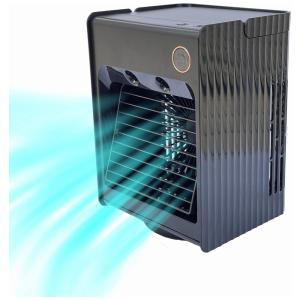 2021 Ultra Portable Evaporative Air Cooler,120 DegreesTurn Ultra Quiet ,Camping, Home, Travel, Portable BLACK 124 x 143 x 202mm