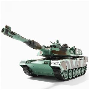 Tanque Militar RC M1A2 com Controle Remoto para Adultos e Crianças, Bvrorere
