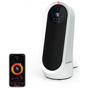 Aquecedor Elétrico Inteligente Controle de Voz e App 1500W, Área 69m2, ATOMI SMART AT1521, Branco