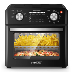Forno Elétrico de Bancada com 10 Litros de Capacidade e Função AirFyer, 110V 1400W, Geek Chef