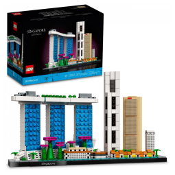 LEGO 6379807 Kit de Construção Arquitetura de Cingapura com 827 Peças para 12 Anos ou mais