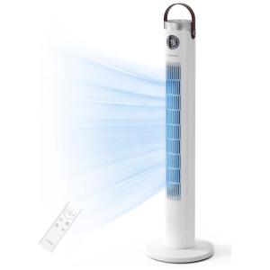 Ventilador de Torre com Controle Remoto, 3 Modos e Temporizador de 24 Horas, 110v, G OCEAN GFTF4502 US, Branco