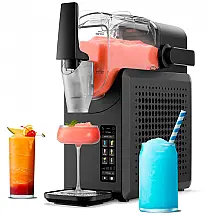 Máquina de Slush Raspadinha Iceman Slush-Ease MAX Preta 2,6L Frozen Margarita 5 Programas LED 120V
