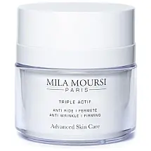 Anti Rugas Tripla Ação e Hidratante para Mulheres com Argireline e Matrixyl 3000, 50 mL, MILA MOURSI 4346133655, Branco
