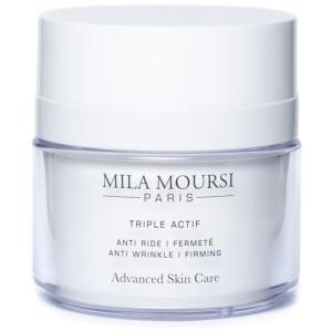 Anti Rugas Tripla Ação e Hidratante para Mulheres com Argireline e Matrixyl 3000, 50 mL, MILA MOURSI 4346133655, Branco