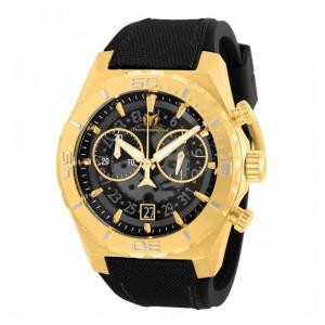 Relógio Masculino TechnoMarine Reef Shark com Movimento Suíço Ronda Z50, 48mm, Preto ZGTM519008
