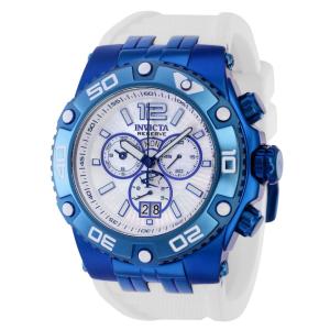 Relgio masculino Speedway Swiss Ronda 5050.C calibre com mostrador em madreprola - 47 mm. Branco 39208