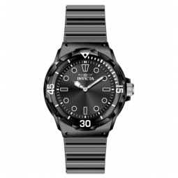 Relógio Feminino Invicta Celestial 35mm Transparente Preto 49208