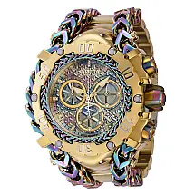 Relógio Masculino Invicta Reserve com Diamante de 0,12 quilates, Dourado Iridescente 4330