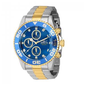 Relógio Masculino Profissional Invicta 43 mm Aço Inoxidável Dourado Modelo 43408