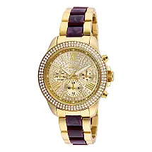 Relógio Feminino Invicta Angel 38mm, Dourado, Roxo 20508