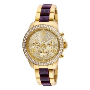 Relógio Feminino Invicta Angel 38mm, Dourado, Roxo 20508