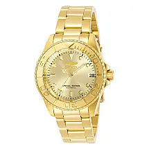 Relgio Automtico Feminino Invicta Pro - Ouro 36mm - Modelo 30608