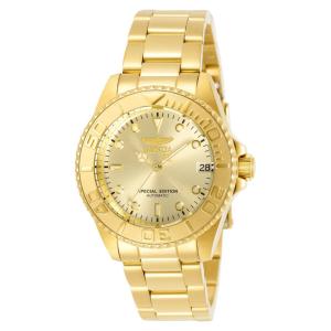 Relgio Automtico Feminino Invicta Pro - Ouro 36mm - Modelo 30608
