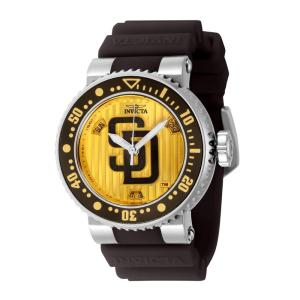 Relgio unissex MLB San Diego Padres - 40 mm. Marrom 42608