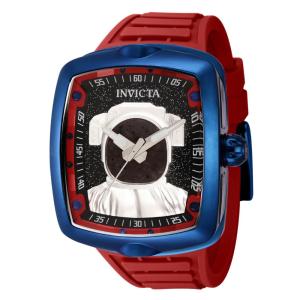Relógio Masculino Automático Invicta S1 Rally Moon Explorer com Mostrador de Pedra Lavada, Vermelho 43608